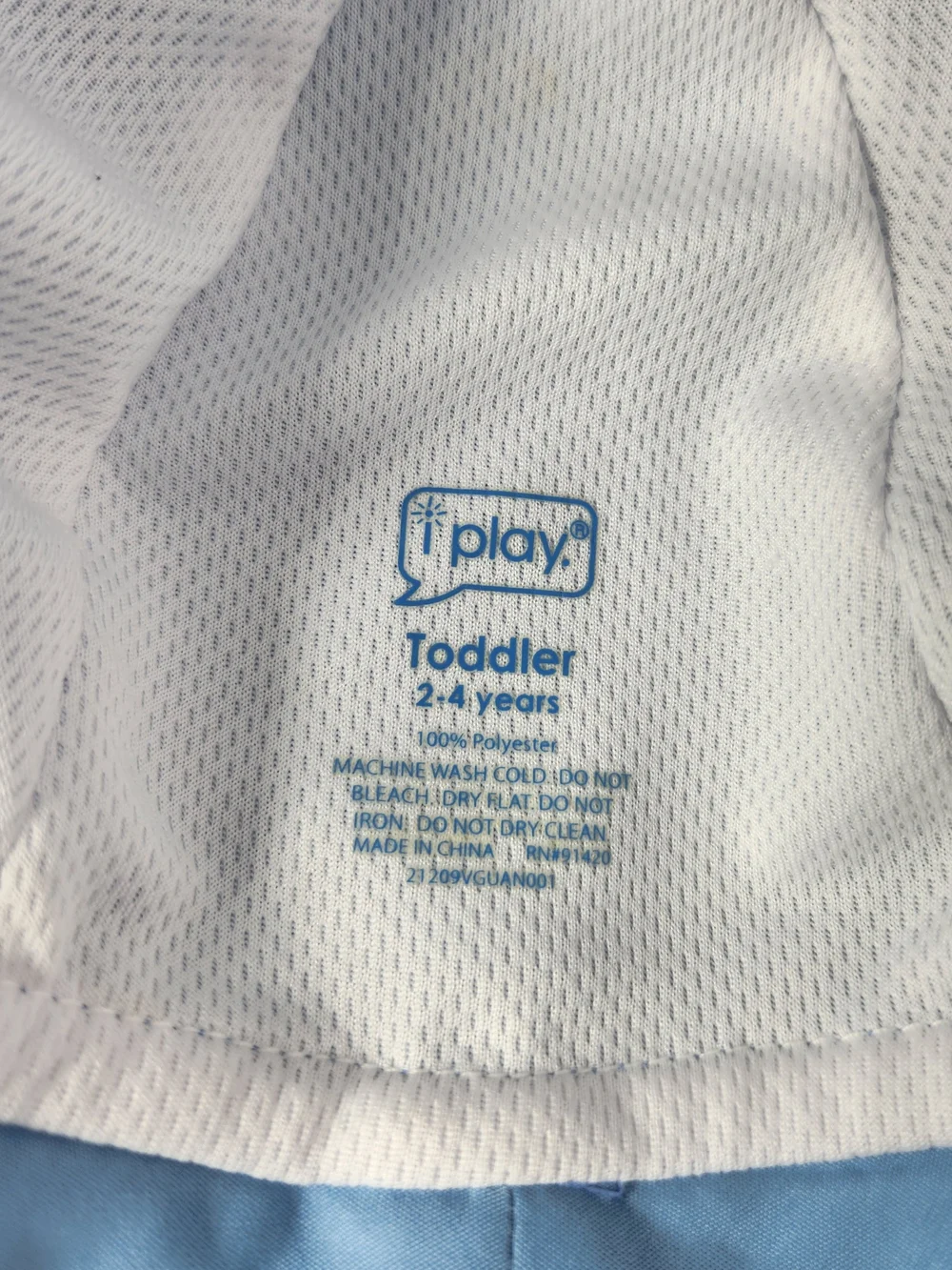 i play. Toddler Sun Hat Blue Wide Brim UPF Beach Swim Outdoor 2-4 Years